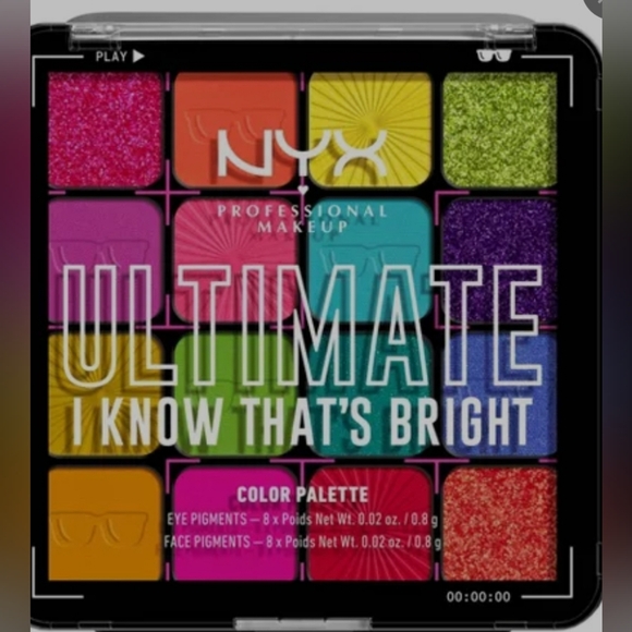 NYX Other - NYX Ultimate Bright Eyeshadow Palette NEW